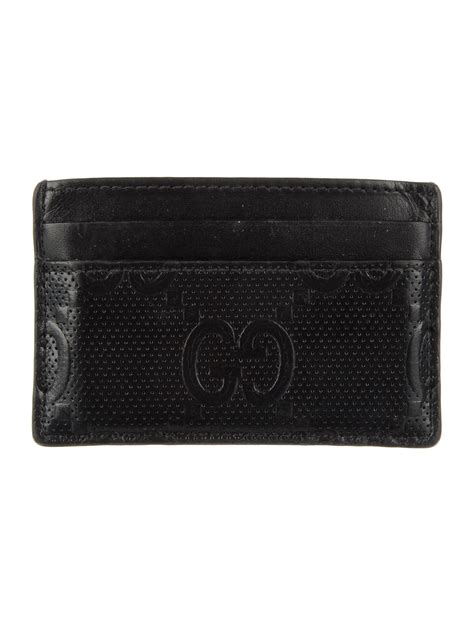 black gucci card case|Gucci card case sale.